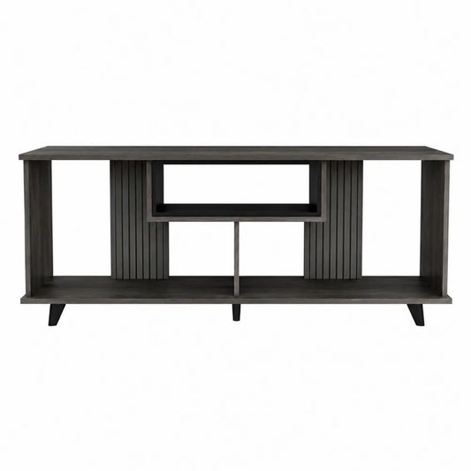Szafka RTV z płyty MDF antracytowa 150 cm