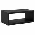 Czarny stolik kawowy z płyty MDF 90x45x40 cm