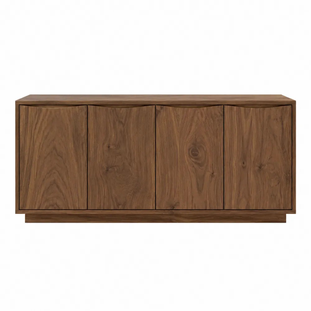Szafka RTV z drewna orzechowego 160x40x60 cm